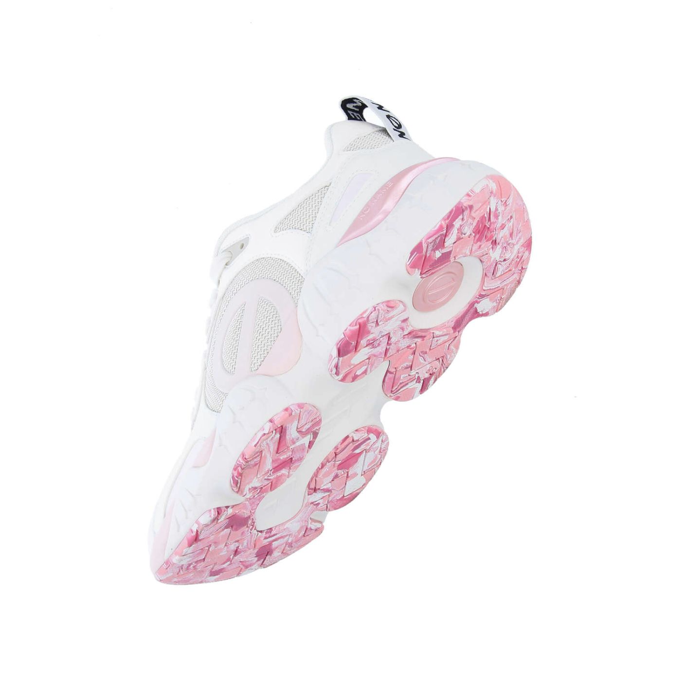 KRAZEE RUNNER W - KNIT/DISCOLOR - BLANC CASSE/ROSE/BLEU